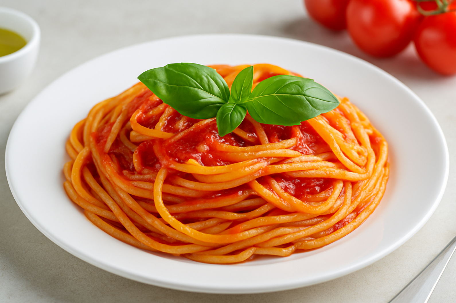 Pasta al Pomodoro e Basilico